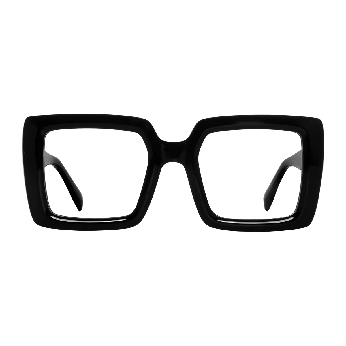 Square Black Eyeglasses
