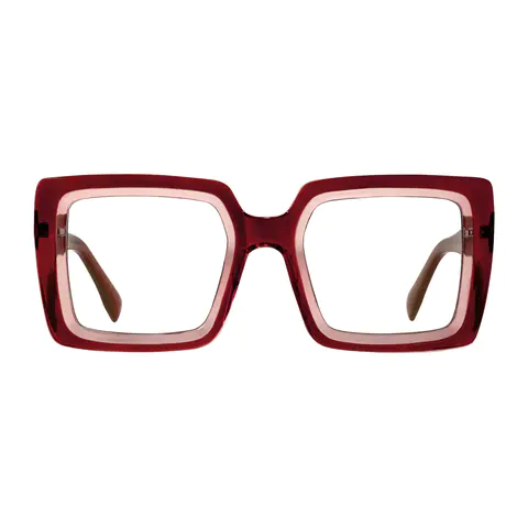 Square Wine Eyeglasses