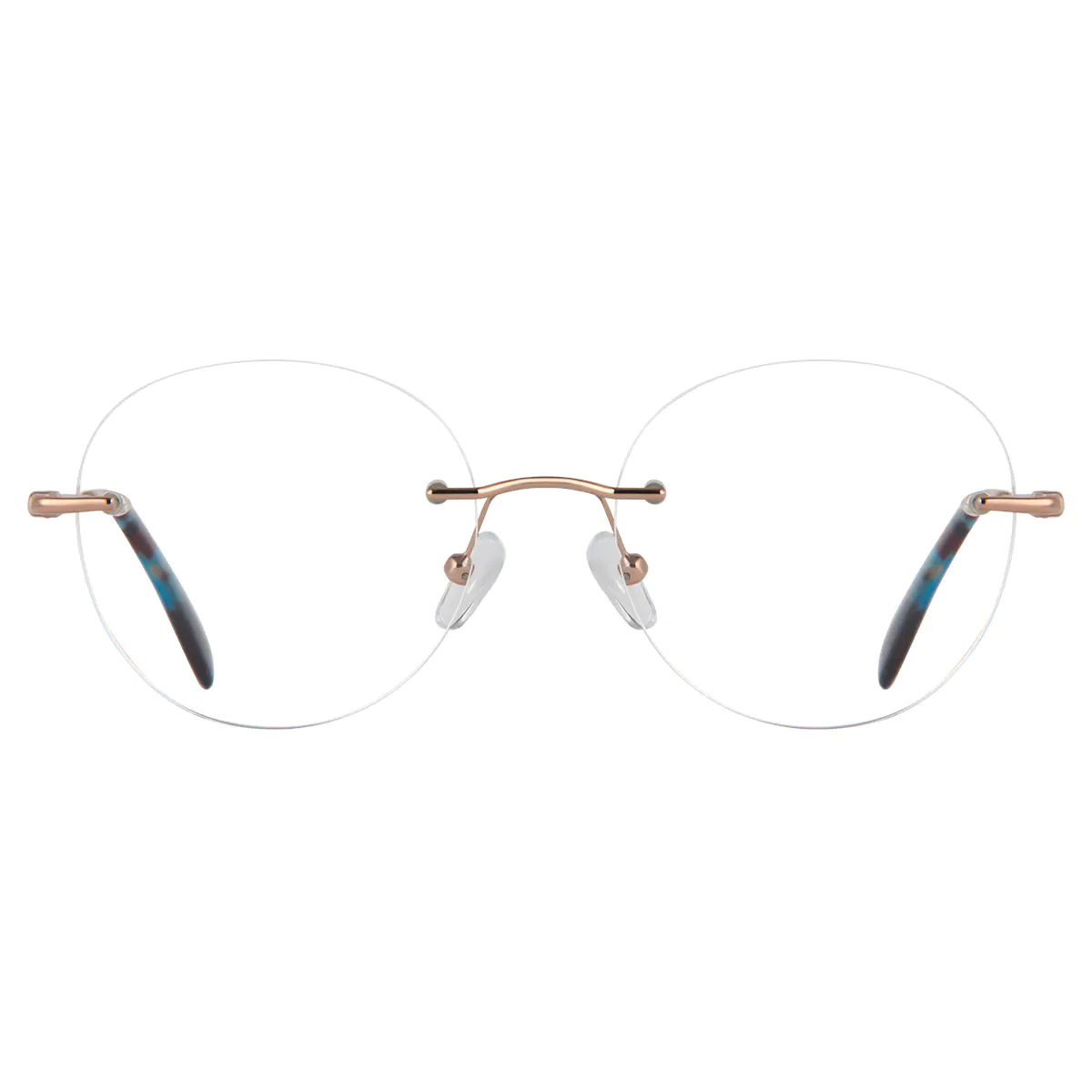 Round Gold Eyeglasses