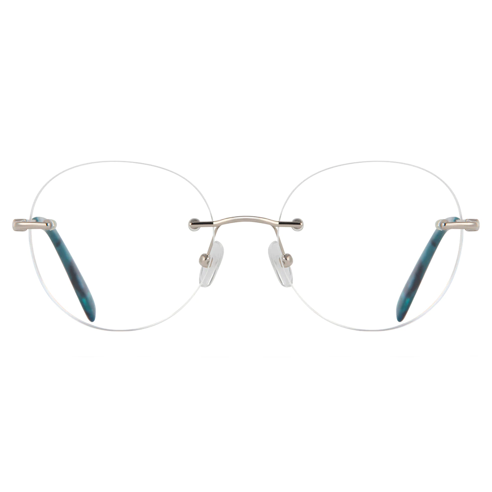 Round Silver Eyeglasses