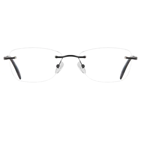 Rectangle Black Eyeglasses