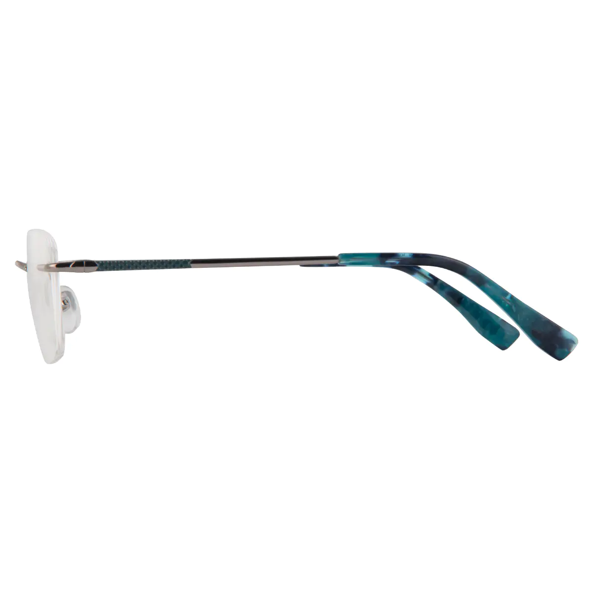 Rectangle Silver Eyeglasses