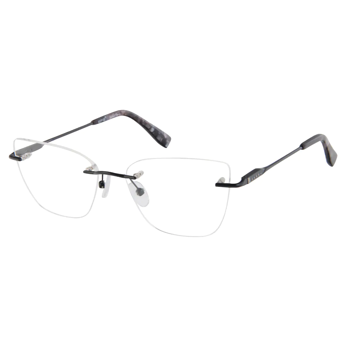 Square Black Eyeglasses