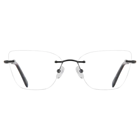 Square Black Eyeglasses