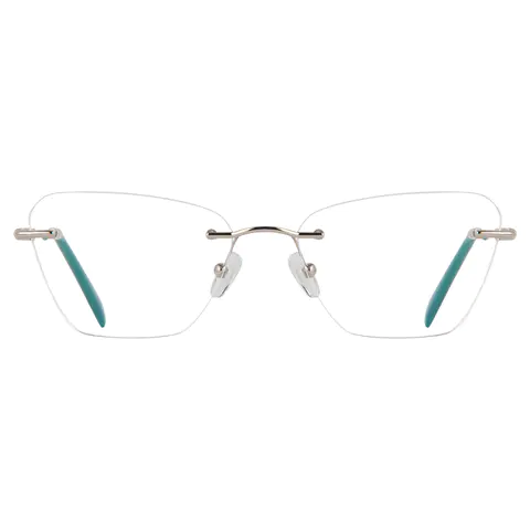 Cat-eye Green Eyeglasses