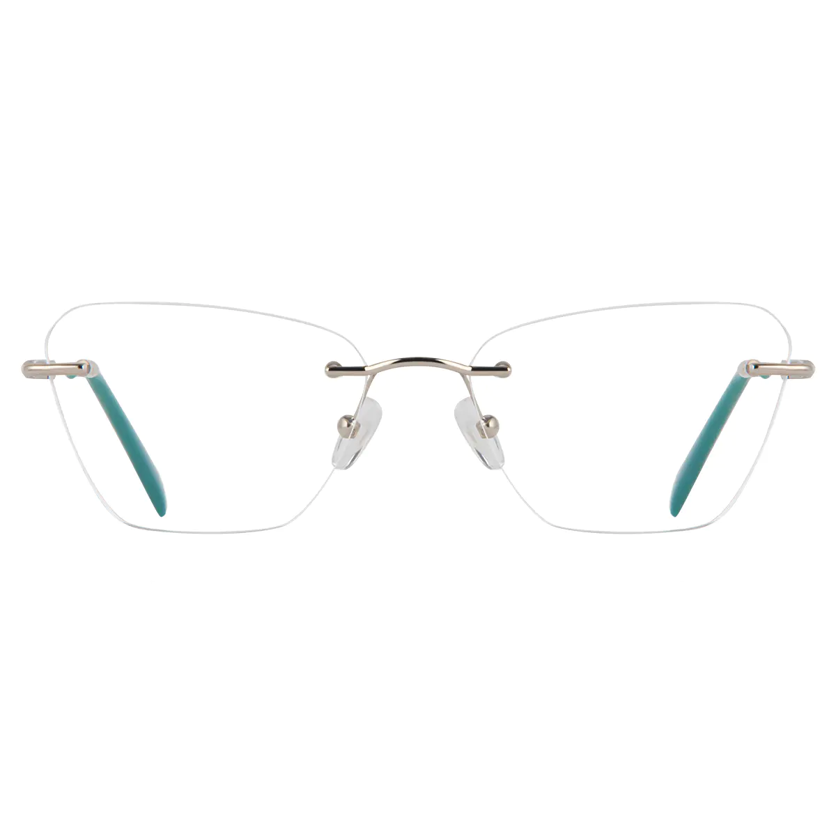 Cat-eye Green Eyeglasses