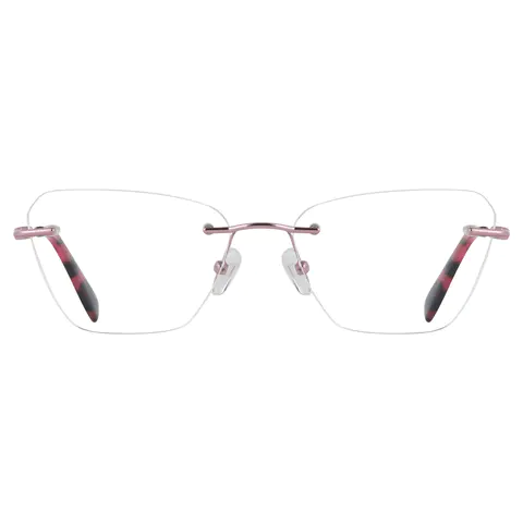Cat-eye Pink Eyeglasses