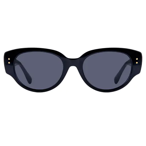 Round Black Sunglasses