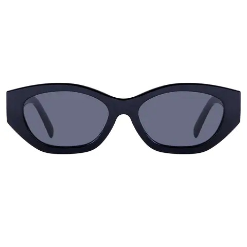 Oval Black Sunglasses