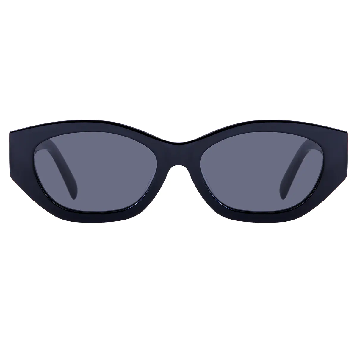 Oval Black Sunglasses