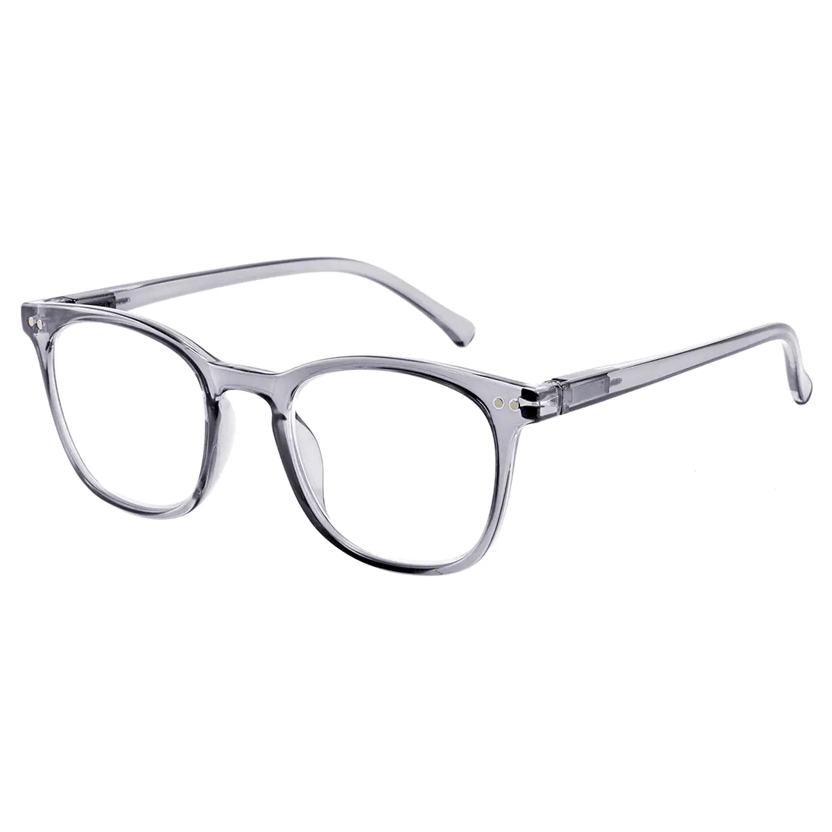 Square Grey Reading Glasses