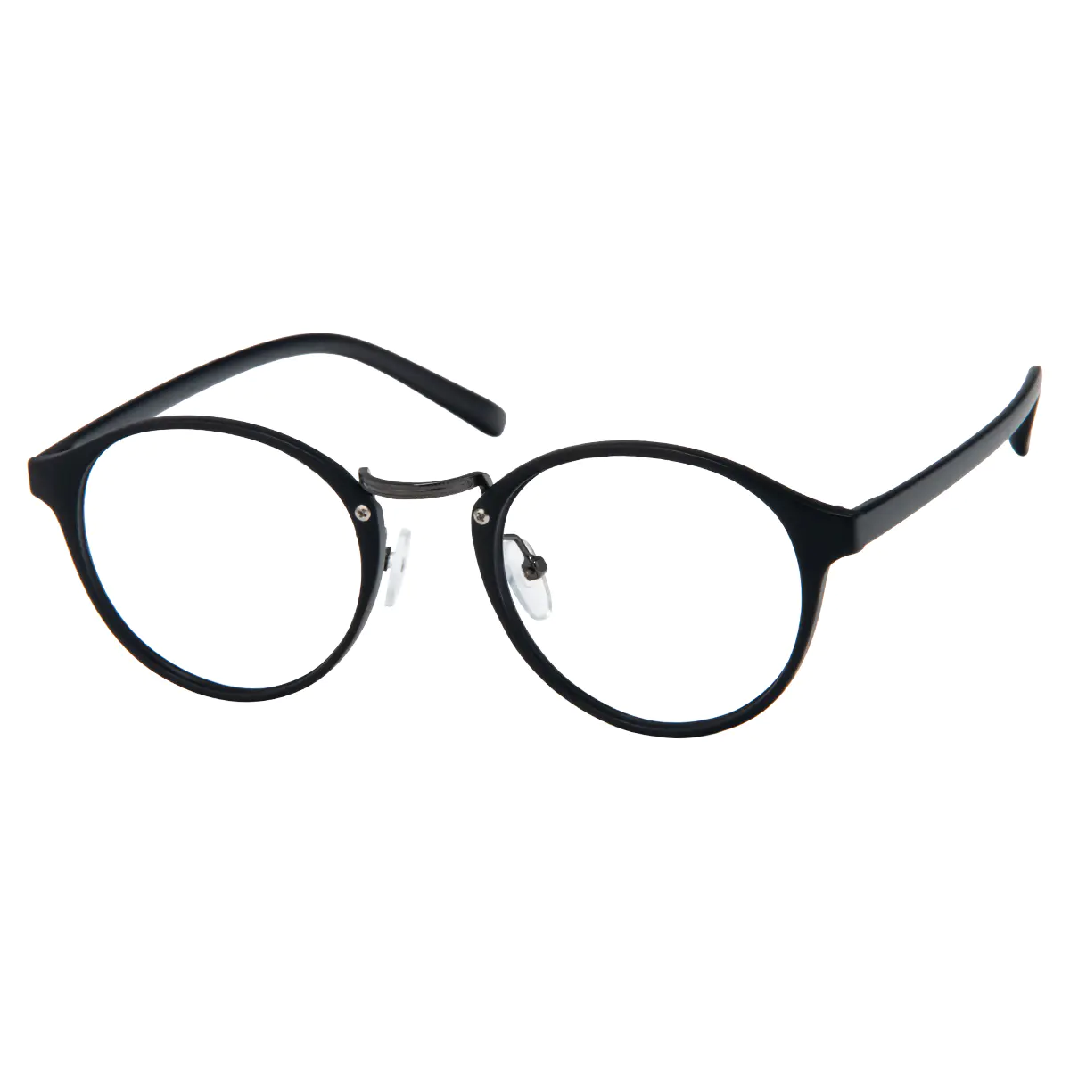 Round Black Reading Glasses