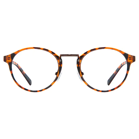 Round Tortoiseshell Eyeglasses