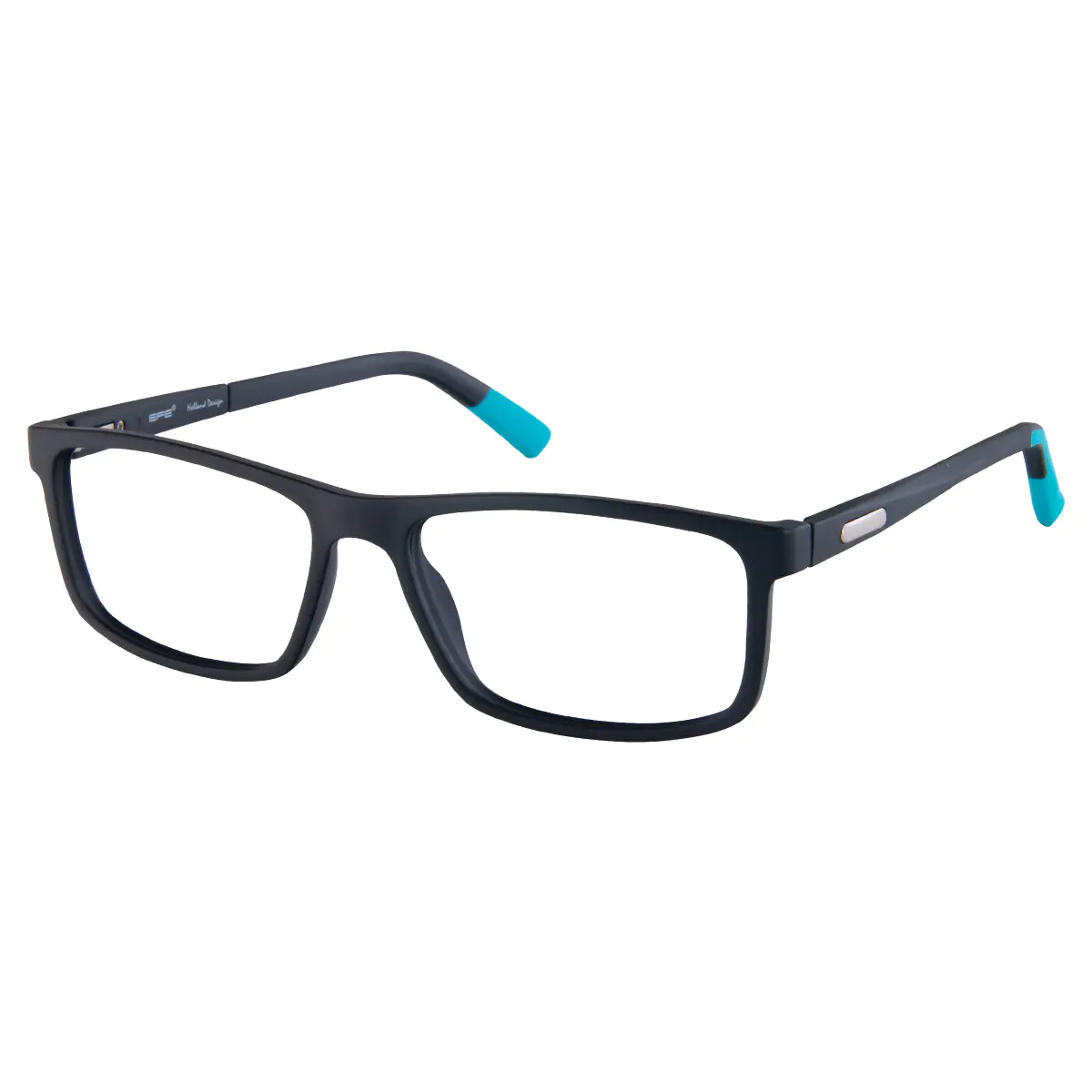 Rectangle Black/Blue Eyeglasses