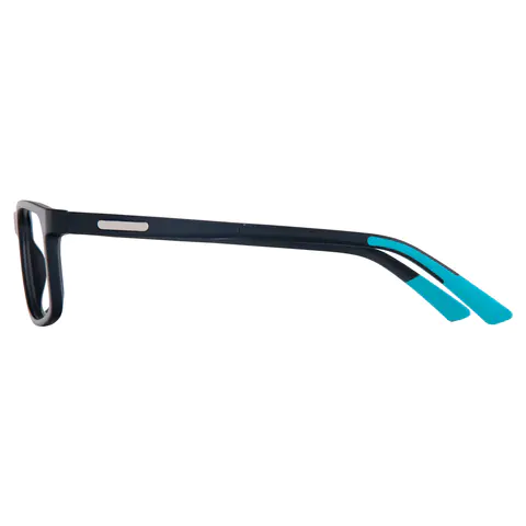 Rectangle Black/Blue Eyeglasses