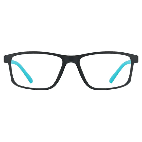 Rectangle Black Eyeglasses