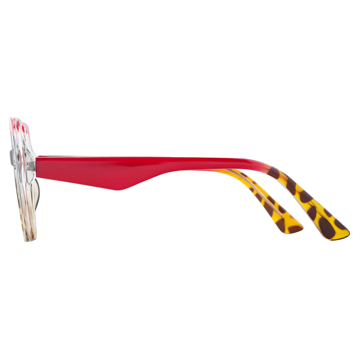 Square Red/Tortoiseshell Eyeglasses