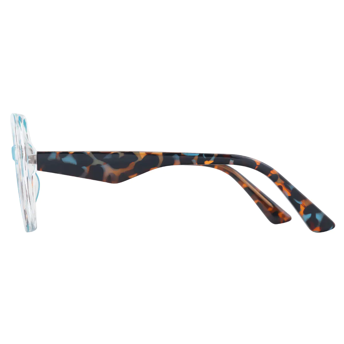 Square Tortoiseshell/Blue Eyeglasses