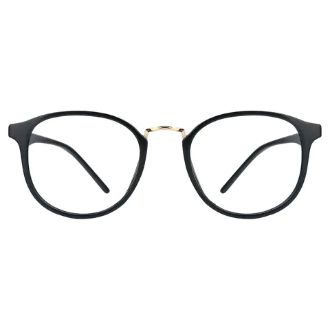 Round Black Eyeglasses