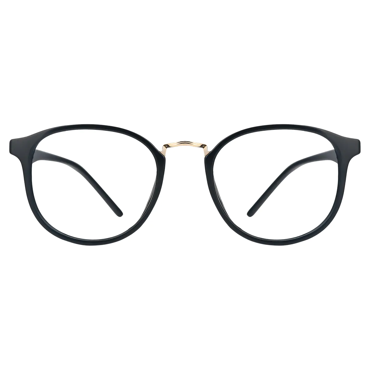 Round Black Eyeglasses