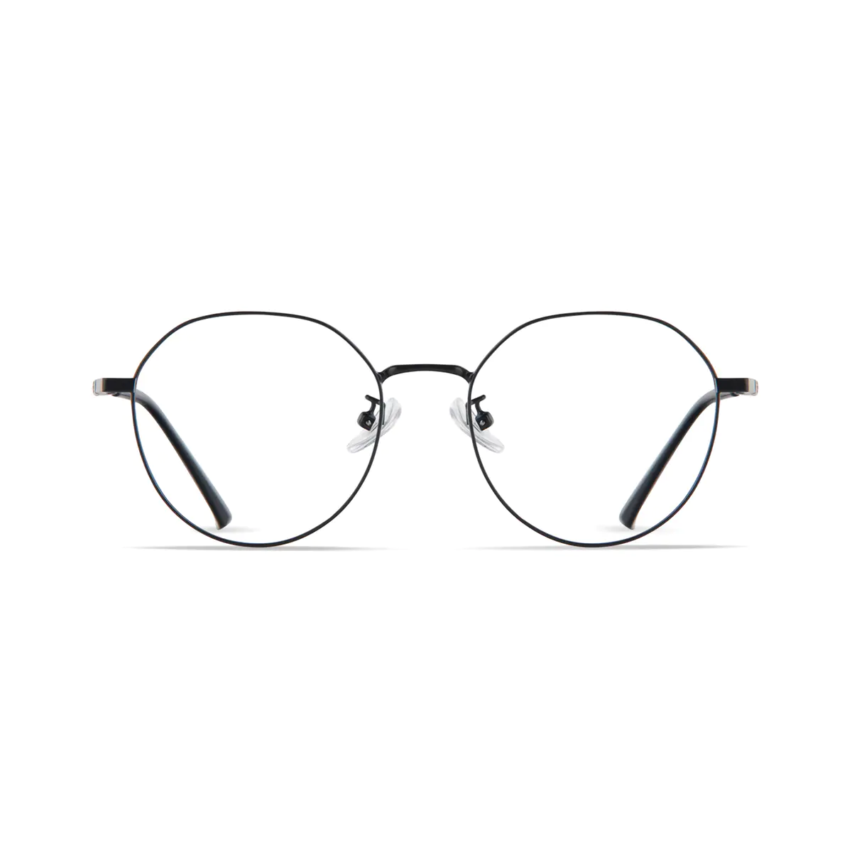 Round Black Eyeglasses