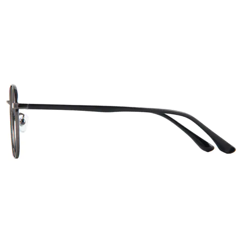 Round Grey Eyeglasses
