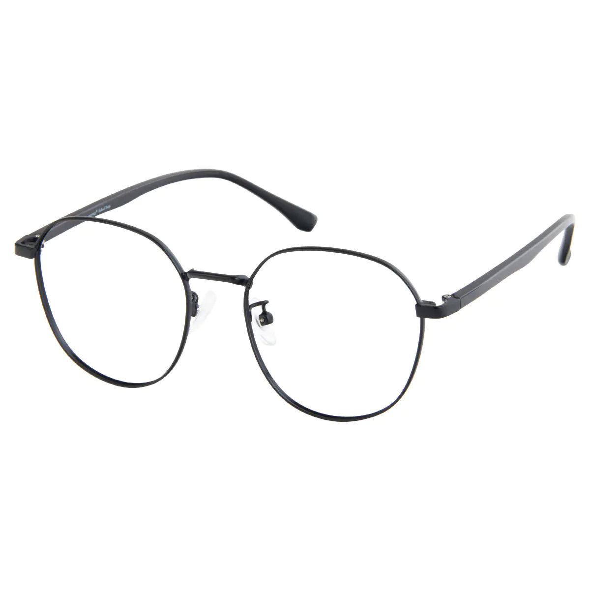 Round Black Eyeglasses