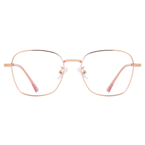 Square Rose Gold Eyeglasses