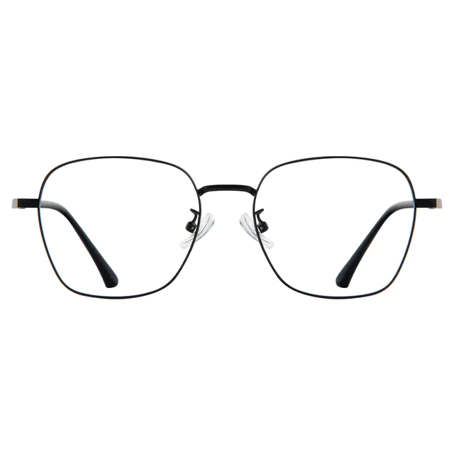Square Black Eyeglasses