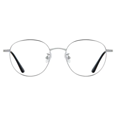 Round Silver Eyeglasses