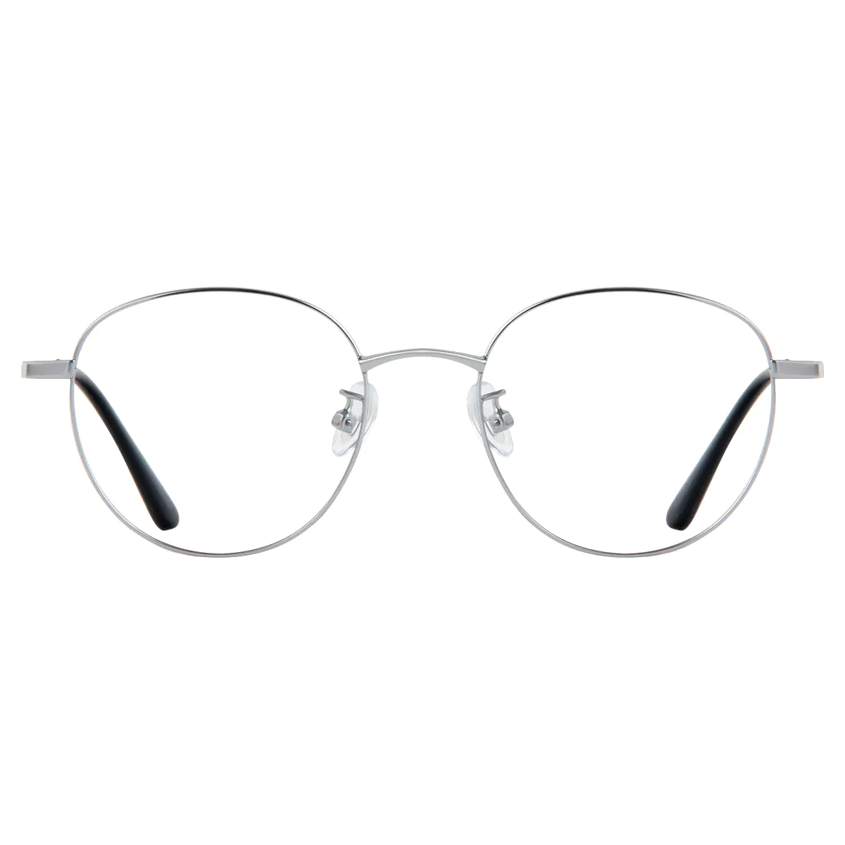 Round Silver Eyeglasses