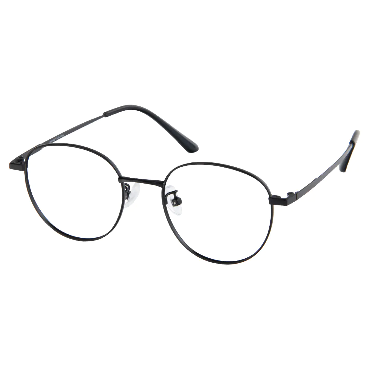 Round Black Eyeglasses