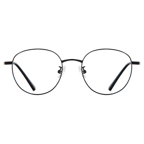 Round Black Eyeglasses
