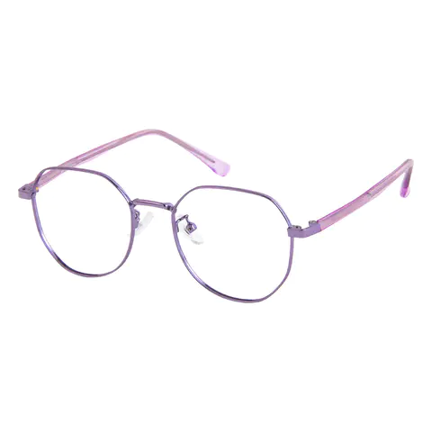 Square Purple Reading Glasses