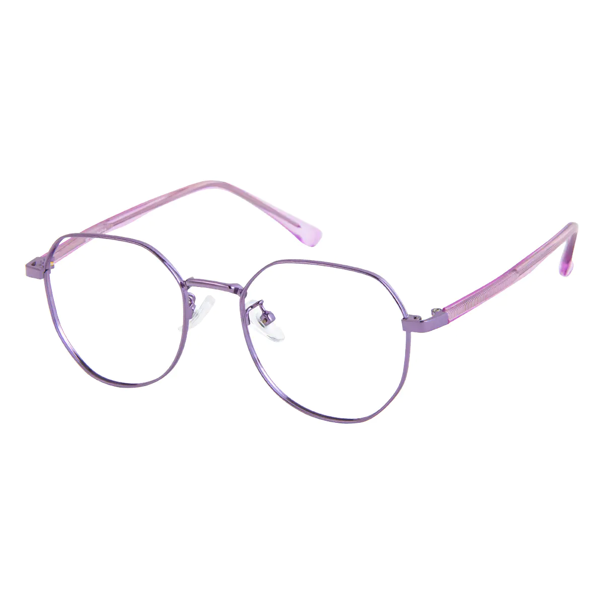Square Purple Reading Glasses