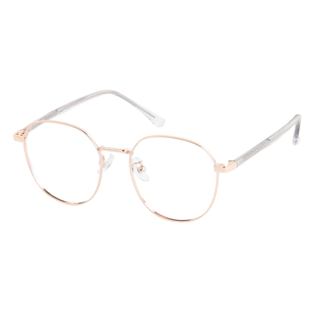 Square Gold Eyeglasses