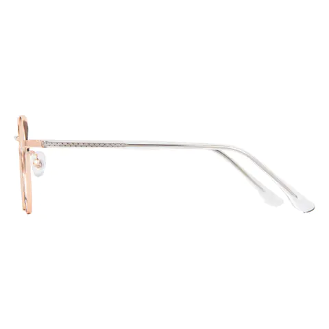Square Gold Eyeglasses