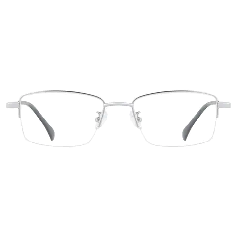 Rectangle Silver Eyeglasses