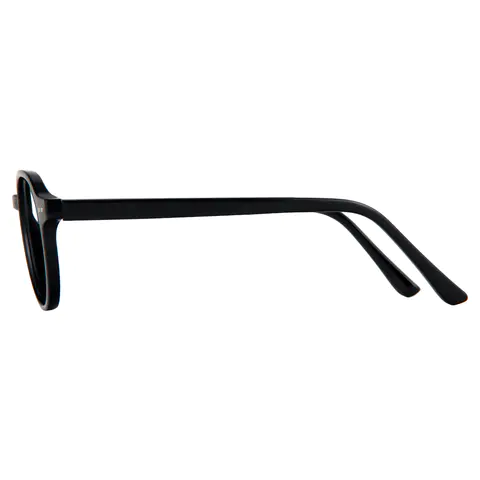 Oval Black Eyeglasses