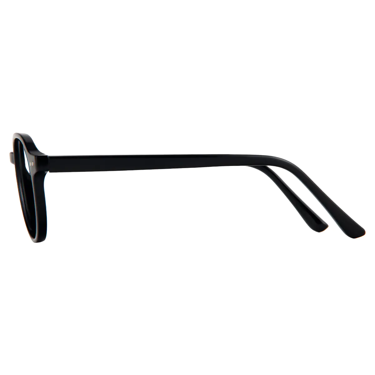 Oval Black Eyeglasses