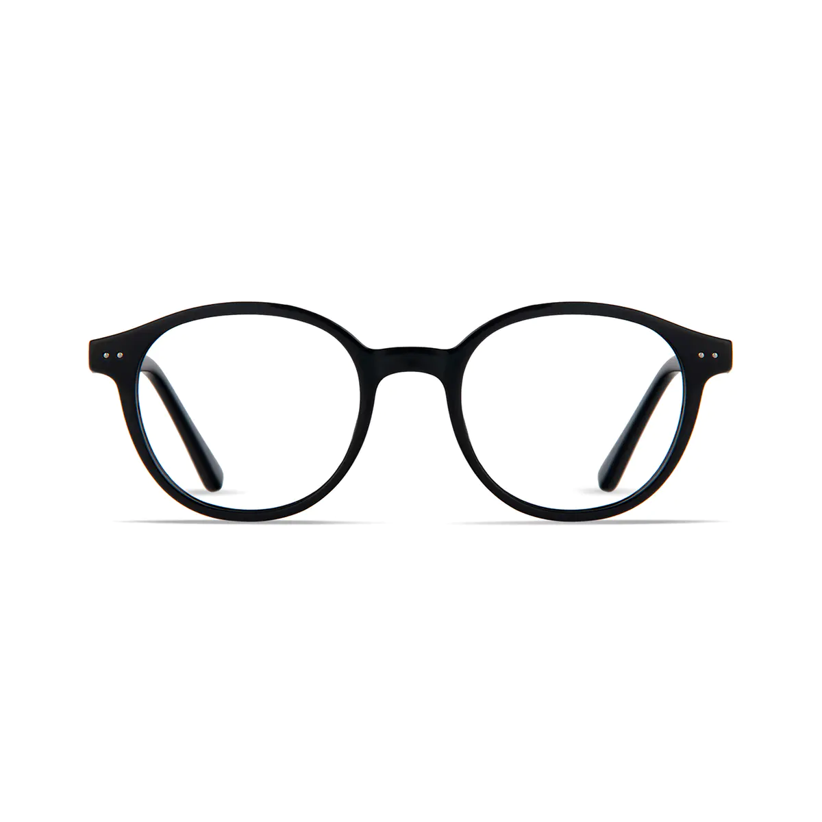 Round Black Eyeglasses