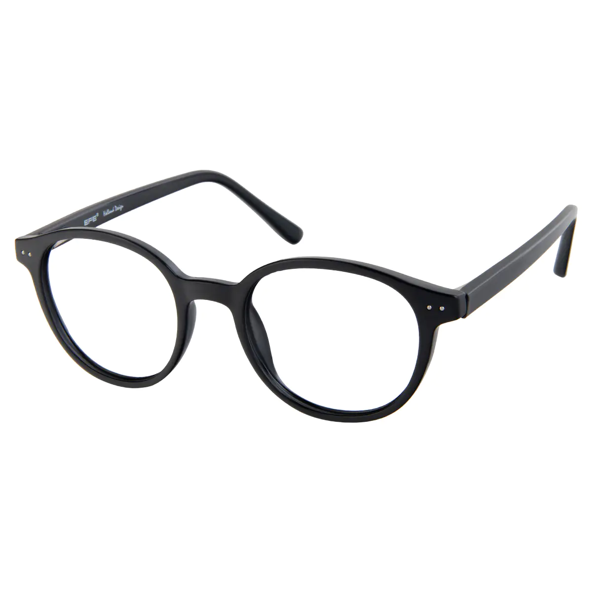 Round Black Eyeglasses