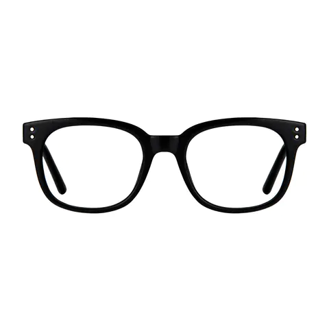 Square Black Eyeglasses