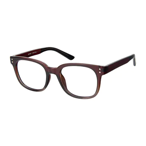 Square Gradient Brown Eyeglasses
