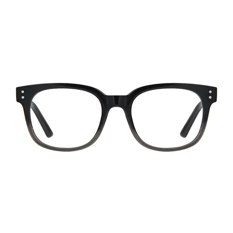 Square Gradient Black Eyeglasses