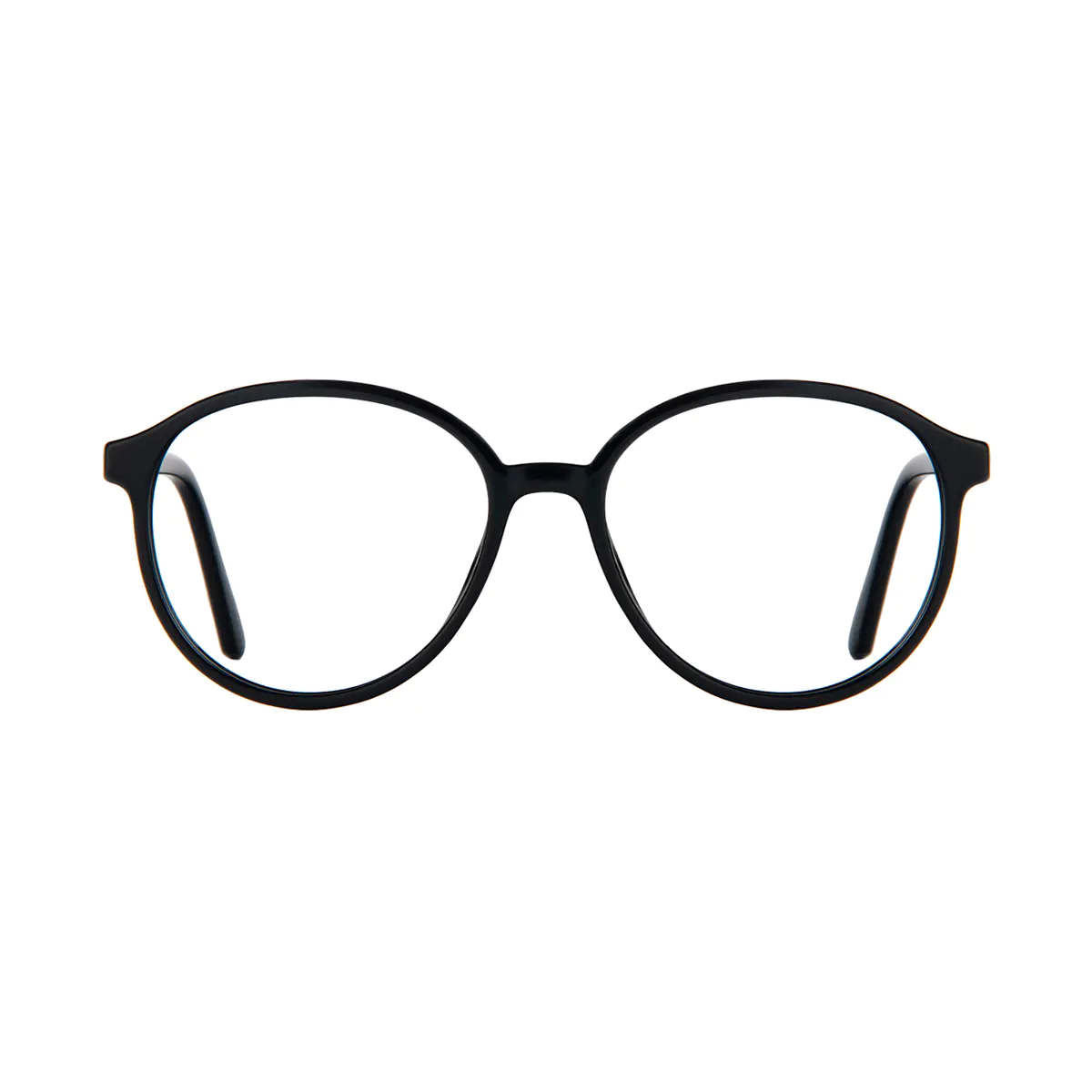 Round Black Eyeglasses