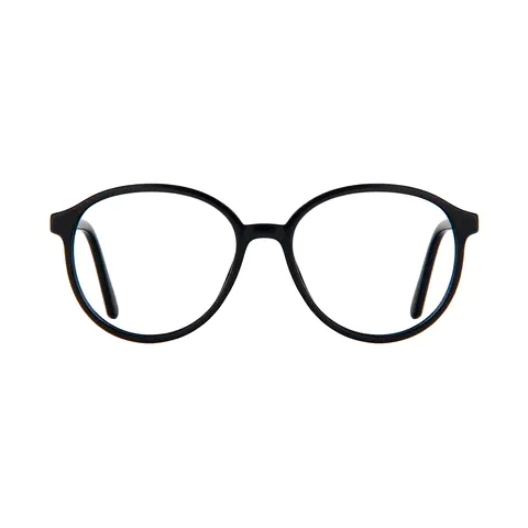Round Black Eyeglasses