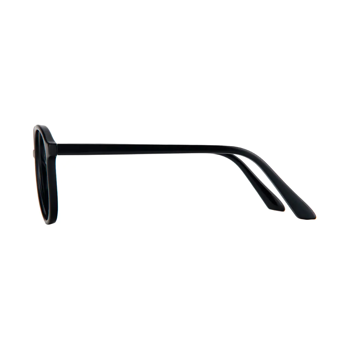 Round Black Eyeglasses