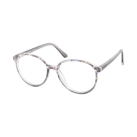Round Grey Reading Glasses