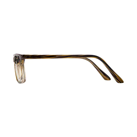 Rectangle Striped Eyeglasses